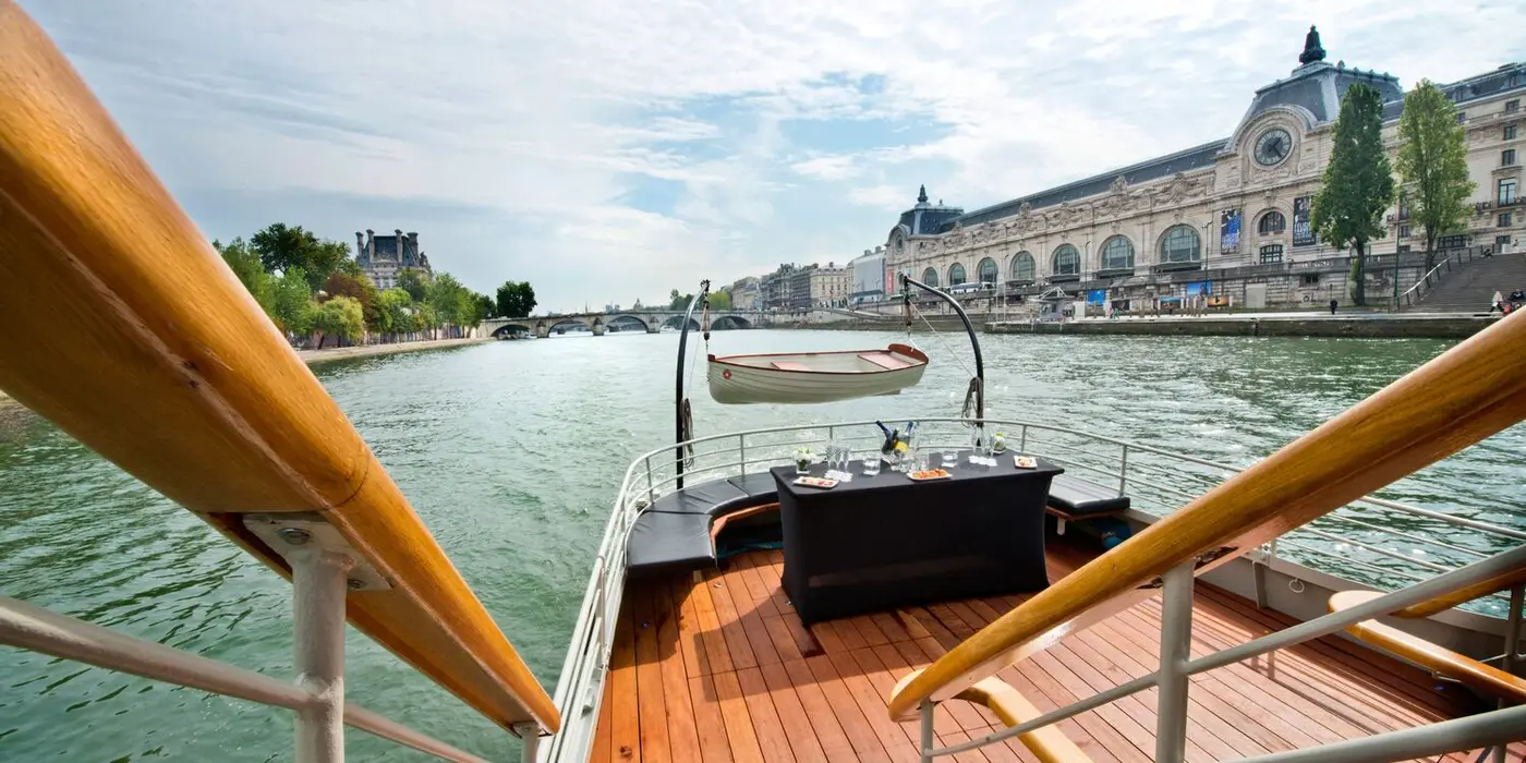 La Péniche de Bruno, péniche navigante sur la Seine, Paris, jusqu'à 110 personnes — photo 3
