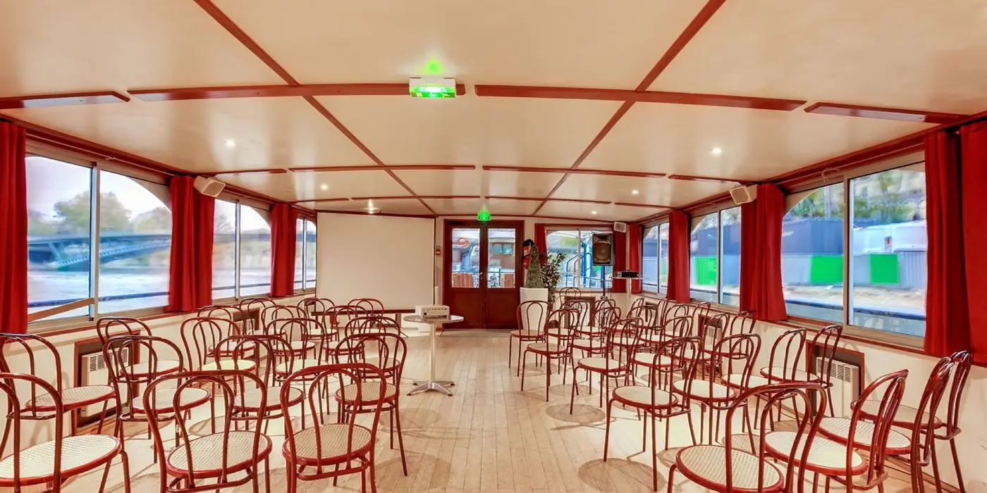 La Péniche de Guillemette, péniche navigante sur la Seine, Paris 7e, jusqu'à 150 personnes — photo 2